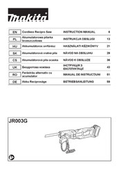 Makita JR003G Betriebsanleitung