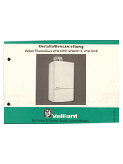 Vaillant Thermobiock VCW 182 E Installationsanleitung