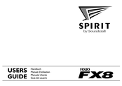 Soundcraft SPIRIT FOLIO FX8 Handbuch
