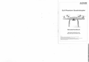 DJI phantom Benutzerhandbuch