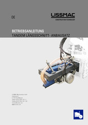 Lissmac UNICUT 520 Betriebsanleitung