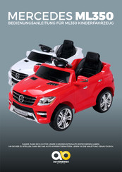 Actionbikes Mercedes ML350 Bedienungsanleitung