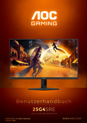Aoc 25G4SRE Benutzerhandbuch