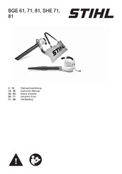 Stihl SHE 81 Gebrauchsanleitung