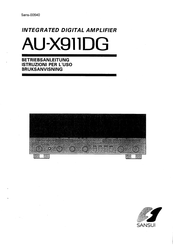 Sansui AU-X911DG Betriebsanleitung