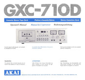 Akai GXC-710D Bedienungsanleitung