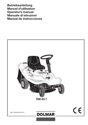 Dolmar RM-63.7 Betriebsanleitung