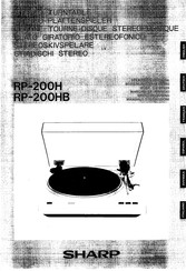 Sharp RP-200H Bedienungsanleitung