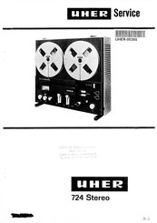 Uher 724 Stereo Service