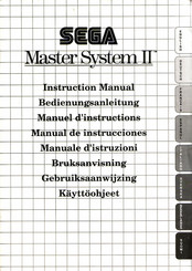 Sega Master System II Bedienungsanleitung