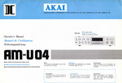 Akai AM-U04 Bedienungsanleitung