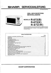 Sharp r-872 Serviceanleitung