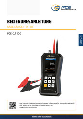 Pce Instruments PCE-CLT 100 Bedienungsanleitung
