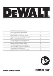 DeWalt DCMBL562 Originalanweisung