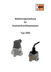 Kobold DOE Bedienungsanleitung