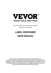 Vevor LDW-20-V1 Benutzerhandbuch