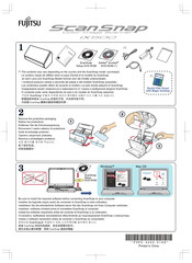 Fujitsu ScanSnap iX500 Kurzanleitung
