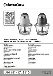 Silvercrest SMZC 500 D2 Bedienungsanleitung