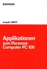 Siemens PC 100 Applikation