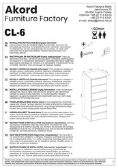Akord CL-6 Montageanleitung