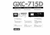 Akai GXC-715D Bedienungsanleitung