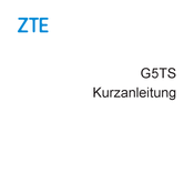 Zte G5TS Kurzanleitung