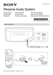 Sony RDP-X200IPN Anleitung Für Die Inbetriebnahme