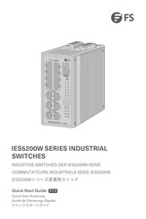 Fs IES5200W-Serie Schnellstartanleitung