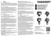 Ashcroft B7 Betriebsanleitung