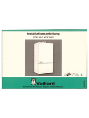 Vaillant VCW 180 E Installationsanleitung