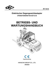 Hangcha XE Serie Betriebs- Und Wartungsanleitung