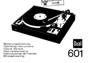Dual 601 Bedienungsanleitung