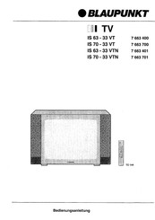 Blaupunkt IS 63 - 33 VT Bedienungsanleitung