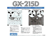 Akai GX-215D Bedienungsanleitung