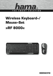 Hama RF 8000 Installationshinweise