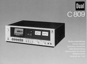 Dual C 809 Bedienungsanleitung