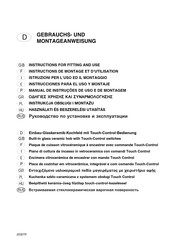 Teka .GKST 75 Serie Gebrauchs- Und Montageanweisung