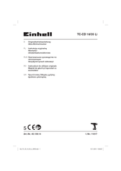 EINHELL 11017 Originalbetriebsanleitung