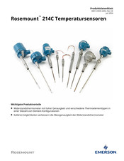 Emerson Rosemount 214C Produktdatenblatt
