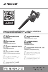 Parkside PAUGB A1 Bedienungsanleitung