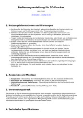 Creality K1 SE Bedienungsanleitung