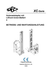 Hangcha XC Serie Betriebs- Und Wartungsanleitung