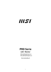 MSI PRO Serie Servicehandbuch