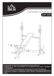 Homcom A91-031 Bedienungsanleitung