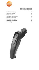 testo 830-T2 Bedienungsanleitung
