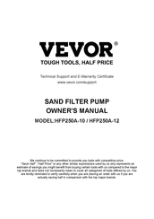 Vevor HFP250A-10 Bedienungsanleitung