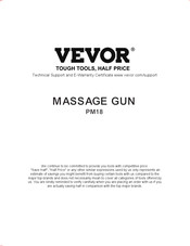 Vevor PM18 Originalanleitung