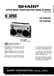 Sharp GF-8989H Serviceanleitung