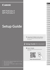 Canon MF752Cdw Installationsanleitung