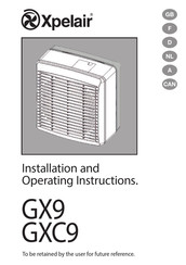 Xpelair 89994AW Installations- Und Bedienungsanleitung